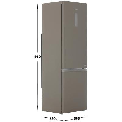 Холодильник HOTPOINT HT 7201I BZ O3 бронзовый (FNF, инвертор)