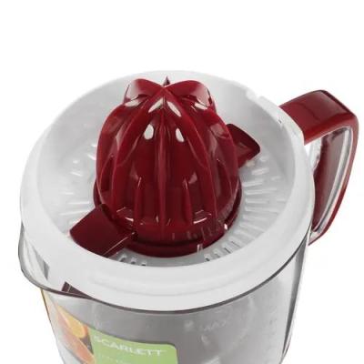 Соковыжималка SCARLETT SC-JE50C08 белый/красный для цитрусовых