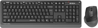 Клавиатура + мышь A4TECH Fstyler FGS1035Q черный/серый черный/серый USB беспроводная Multimedia (FGS1035Q GREY)