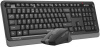 Клавиатура + мышь A4TECH Fstyler FGS1035Q черный/серый черный/серый USB беспроводная Multimedia (FGS1035Q GREY)