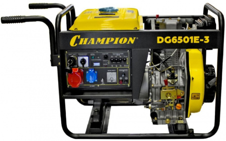 Генератор CHAMPION DG6501E-3 5.4кВт