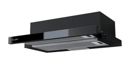 Вытяжка встраиваемо-выдвижная LEX HUBBLE G 600 black черный