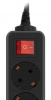 Сетевой фильтр PC PET AP01006-3-BK 3м (5 розеток) черный