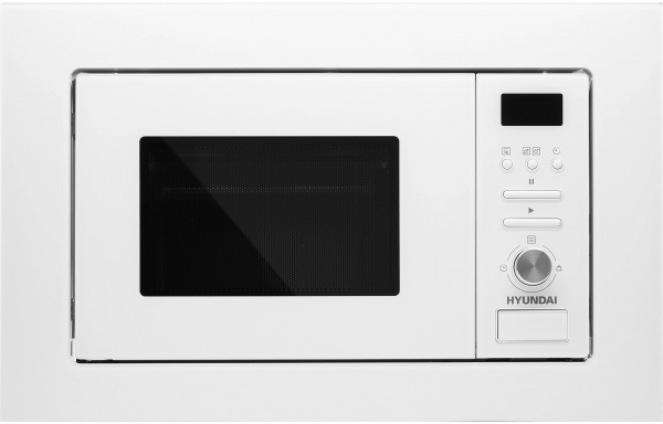 Встраиваемая микроволновая печь HYUNDAI HBW 2040 WG белый (20л.)