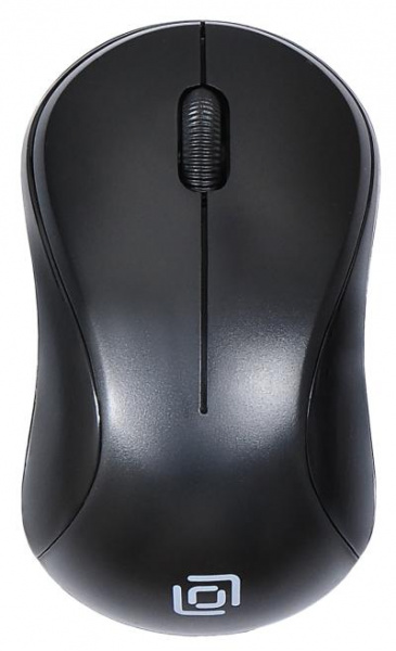 Мышь OKLICK 605SW черный оптическая (1200dpi) беспроводная USB